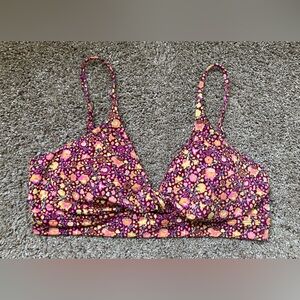 Carve Designs Elba Swim Top Floral Medium